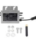 Ready To Roll 700W Micro Inverter With Mppt Pure Sine Wave Tech Built For Balcony Solar Builds And Easy Battery Hookup Across 12V Or 24V Rigs For Top Shelf Energy Output with accessories.