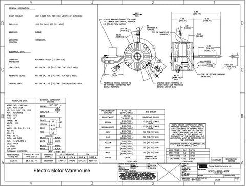 Badass Direct Drive Furnace Motor One Fourth Hp With Damn Solid Four Speed Settings And Smooth Reversible Shaft For Tough Everyday Heating System Repairs And Upgrades detailed technical schematics.