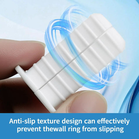 4 Pack Of Hella Flexible White 3/4 Inch Silicone Cable Grommets For Starlink held in hand, showcasing anti-slip design for cable management.