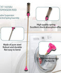 2024 Upgrade DC97 16350U Washer Suspension Rod Kit And Spring Assembly with steel rods next to Samsung washer