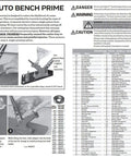 Auto Bench Priming Tool For Quick Reloading With Triangular Tray That Accepts All Primer Boxes Ergonomic Design Large And Small Primer Trays mounted on bench plate