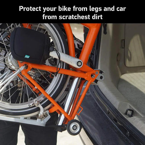 Heavy-Duty Neoprene Bike Pedal Cover For Transport And Storage Protects Car Paint And Bike Frames From Scratches Fits Road MTB Folding