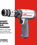 High Impact Air Hammer With Vibration Reduction, 3,530 BPM, 2-5/8 In Stroke, Round Shank visible in pro shop display