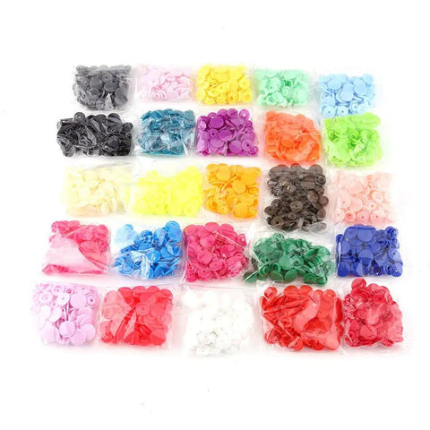 Snap Fastener Tool Kit With 350-Piece Resin Buttons And Press Pliers Set For Clothing Diapers Bibs And Crafts Super Handy DIY Snaps For Quick Seams And Fun Projects, assorted resin snap buttons