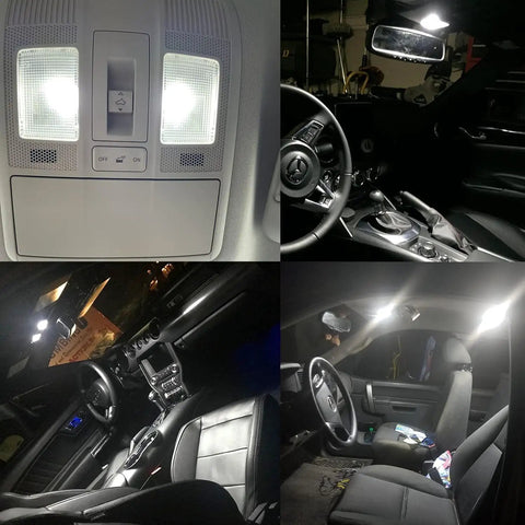 LED Festoon Bulbs 31mm 7065 6000K Xenon White CAN Bus Interior Dome Lights in Various Vehicle Applications
