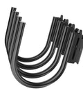 E Track J Hooks Heavy Duty Hanging Hooks for Trailers, 4-Pack, steel, side view, securely mount cables, tools, hoses, 1400 lb capacity
