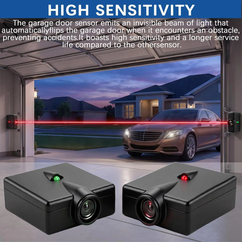 Garage Door Sensor Replacement For GSTB R STB BL Overhead Openers Manufactured After 1993 Includes Transmitter And Receiver