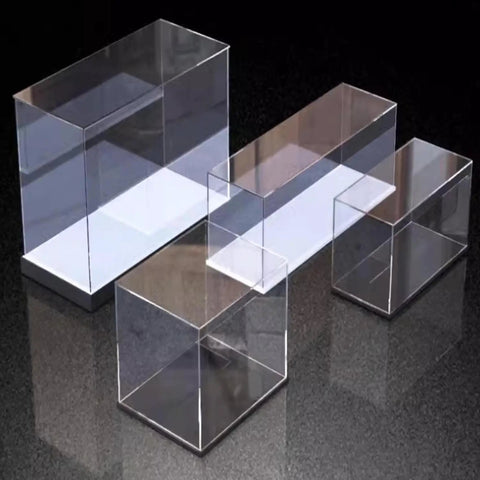 Clear Display Case For Lego 75375 Airship Model, Dustproof, high quality acrylic showcase box, various sizes displayed