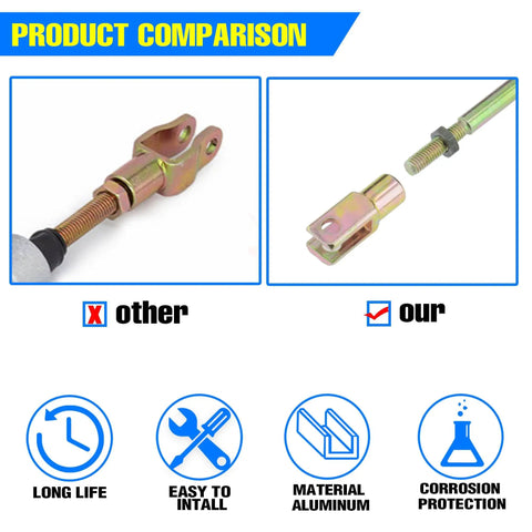 Product comparison of Rear Hydraulic Brake Master Cylinder Pump for Motorcycles and ATVs, aluminum durability.