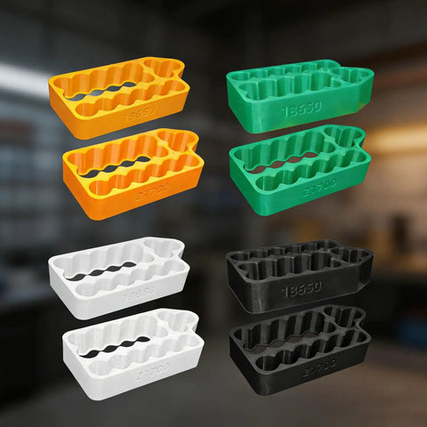 A Lightweight Battery Spot Welding Fixture That Delivers Boss Level Precision For Handling 18650 Or 21700 Lithium Cells, featuring multiple colors.