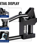 Detail display of Heavy Duty Stud Punch Set For Sheet Metal 7/8, 1-1/8, And 1-11/32 Inch Holes with focus on fixing buckle