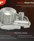 Plug And Play Engine Timing Belt Kit With Water Pump Tensioner For Honda Accord 1994 2002 VTEC Gas Odyssey component