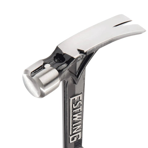 Ultra Series 15 Oz Short Handle Rip Claw Framing Hammer With Smooth Face And Genuine Leather Grip Magnetic Nail Starter USA Made