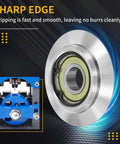 Two Pack Upgraded Replacement Blades With 65Mn Spring Steel For Copper Wire Stripping Machines And Powered Cable Strippers