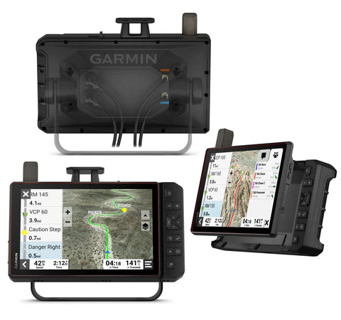 Garmin Tread XL Baja Race Edition Off Road Navigator Pack With Ultrabright 10 Inch Screen displaying map interface