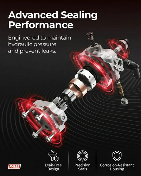 Advanced hydraulic seal design for Honda Accord 2008 Through 2012 2 4L L4 Power Steering Pump With Pulley Replacement Kit.