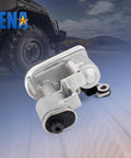 Dodge Ram 48RE Transmission Throttle Valve Actuator Replacement For 2003 2004 2005 2006 2007 2008 2009 53041140AB 609045 TH463 Direct Fit OEM Equivalent For 2500 3500 Models silver throttle actuator with mounting port