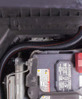 2 Inch UV Rated Flame Retardant Wire Loom Black Nylon Split Tubing Cable Hose in automotive engine bay