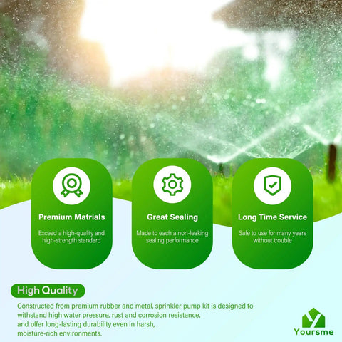 Pro Grade Lawn Sprinkler Irrigation 2 HP Pump Repair Kit With Impeller And Diffuser Complete Service Set Fits Star HSP20P1