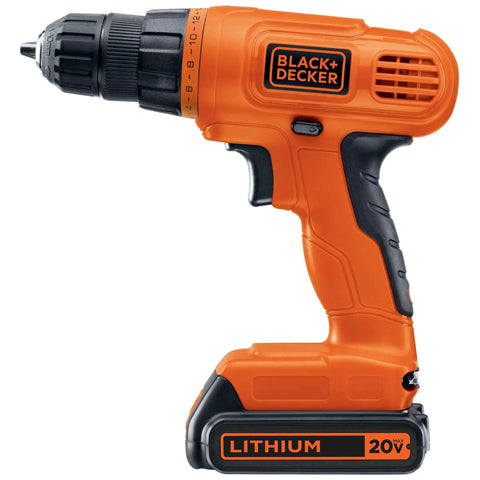 20V Cordless Power Drill Driver Kit With 30 Piece Bit Set Battery And Charger Included Soft Grip Handle 24 Position Clutch For Precise Driving And Screwdriving Great For DIY Projects