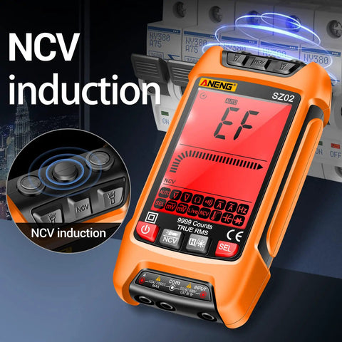 Versatile Digital Multimeter With Auto Ranging And TRMS 9999 Counts for NCV Induction in home workshop projects