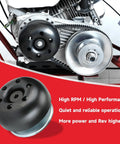 30 Series Torque Converter Driver Clutch Kit For Predator 212 And Clone Engines installed on a mini bike engine