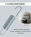 High Grade Recliner Replacement Long Neck Tension Springs Built For A No Sweat Chair Repair Featuring Exact Hook Specs, 3-5/8 inch size.