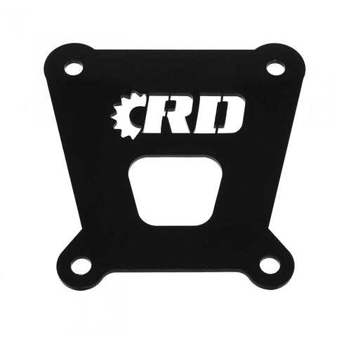 Radius Rod Plate For Polaris RZR XP 1000 2018-2026 Black Powder Coat, Built Tough 3/16 Inch ASTM A572-50 Steel, High Strength Build, Durable Off Road Protection, Designed To Use Stock Hardware