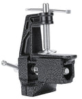 Heavy Duty Portable Table Vise With Rubber Clamps For Secure Golf Club Regripping, tough cast steel mini clamp tool.