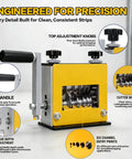 No Sweat Heavy Duty Wire Stripper Machine For Copper Cable 3 To 17 MM showing precision knobs and adjustable depth for optimal stripping.