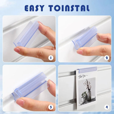 Bulk 50 Pcs Slatwall Sign Holders PVC Wall Mount Flush Signage Card Grips for Slatwall Panels installed tutorial