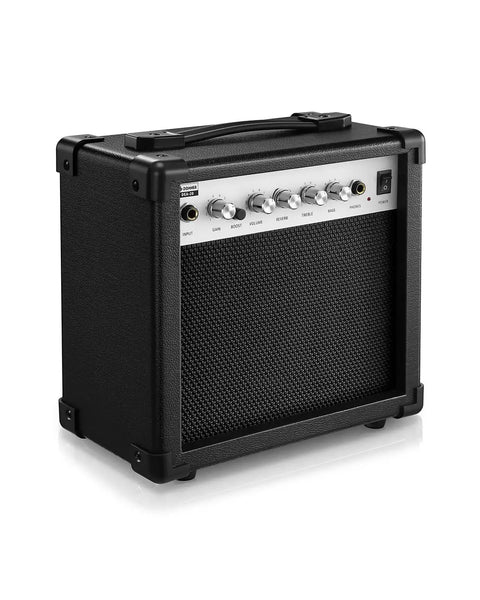 DEA 20W Electric Guitar Amp With Built In Reverb Clean And Overdrive Switch Treble And Bass EQ Portable Practice Amp For Beginners
