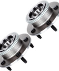 Pair Of Front Wheel Hub Bearing Assemblies For 2000 2001 Dodge Ram 1500 2WD 5 Lug With ABS OE Quality Replacement Drop In No Mod Needed 515084