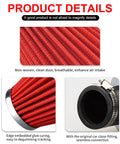 Product details of 48mm Motorcycle Air Filter Beefed Up High Performance For Dirt Bike Pit Bike Motocross GY6 ATV SSR TTR AJS Cone Style