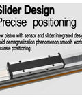 Heavy Lifter Rodless Cylinder Pneumatic Actuator Featuring Rock Solid Mechanical Connection Double Acting Design For Peak Thrust Performance Smooth Daily Operation Any Day, slider design for precise positioning.