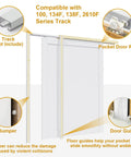 Diagram showing Pocket Door Roller Replacement Kit With 1 Inch O D Wheels For 100, 134F, 138F, 2610F Track Systems components