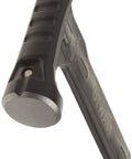 Close-up of MIG Weld Nailing Hammer 12 Oz All Steel Construction With Magnetic Nail Starter Fast Swing For Reduced Fatigue Black Finish