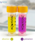 Top Shelf Two Pack Water Testing Kit To Nail Down E Coli And Coliform Fast Easy Color Shift Tests For Drinking Water Pools And Wells Keep Your Supply Totally Secure Always clear glass vials showing color change from yellow to pink.