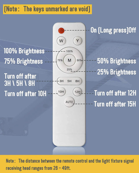 Solar Street Light 450W 32500 Lumens Waterproof Dusk To Dawn LED Outdoor Light remote control with brightness settings