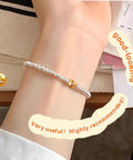 Anti Static Wristband For Women Minimalist Italian Inspired Bracelet That Eliminates Static From The Body on wrist