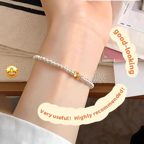 Anti Static Wristband For Women Minimalist Italian Inspired Bracelet That Eliminates Static From The Body on wrist