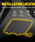 Nissan NV200 Front Tow Hook Bracket Cover Cap Durable Plastic Replacement With Easy Install No Sweat For 2013 2014 2015 2016 2017 2018 2019 2020 Models 622A03LM0A