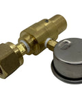 Co2 Air Shifter Regulator For Drag Racing Applications, Brass 100 Psi Piston Regulator With CGA320 Connection And Permaseal