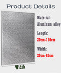 Must Have Magnetic Heat Shield Mat For Refrigerator And Stove Self Adhesive Insulation Board dimensions and material details