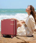 Carry On Luggage With Removable Spinner Wheels And Built In TSA Lock 18 Inch Hard Shell Carry On Suitcase For Lightweight Travel