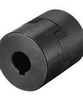 Flexible Coupling Shaft 15mm to 19mm Bore 53mm by 44.5mm for motors, made of 45# steel, showing front view
