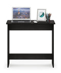 Compact Study Desk With 31.3 Inch Wide Tabletop For Homework, Work, And Light Gaming, Espresso Finish Computer Desk