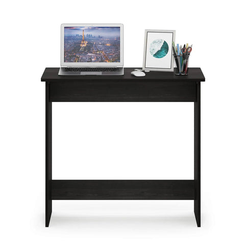 Compact Study Desk With 31.3 Inch Wide Tabletop For Homework, Work, And Light Gaming, Espresso Finish Computer Desk