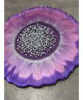 13 Inch Resin Flower Lazy Susan Rotating Serving Tray Modern Centerpiece For Dining Table Charcuterie Board