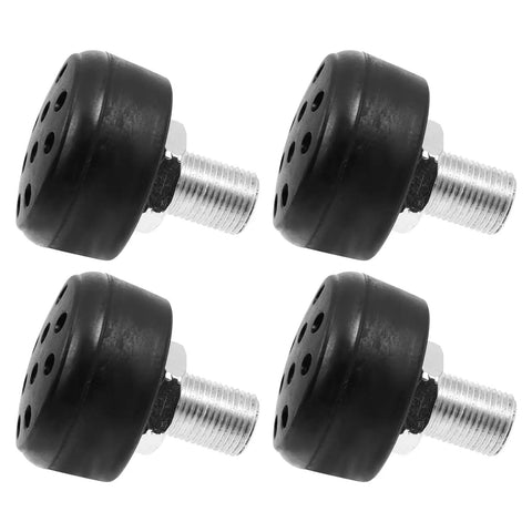 4 Pack Roller Skate Toe Stoppers Replacement Black Honeycomb Rubber Brake Plugs For Quad And Inline Skates Durable Wear